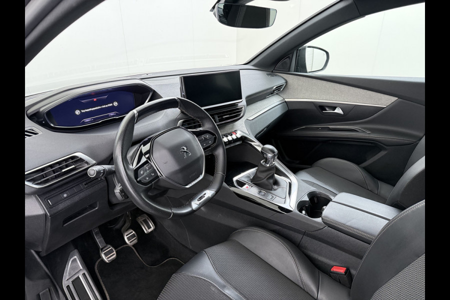 Peugeot 5008 131PK GT 7-Persoons Adap.Cruise 360°Camera 3D-Navi Ecc Apple Carplay Android Auto Keyless Black Pack Pdc Regen-Lichtsensor Privacy Glas Lmv Full-Led Isofix DAB Bluetooth Lane Assist Dodehoekdetectie 1e Eigenaar Dealeronderhouden Origineel Nederlandse Auto