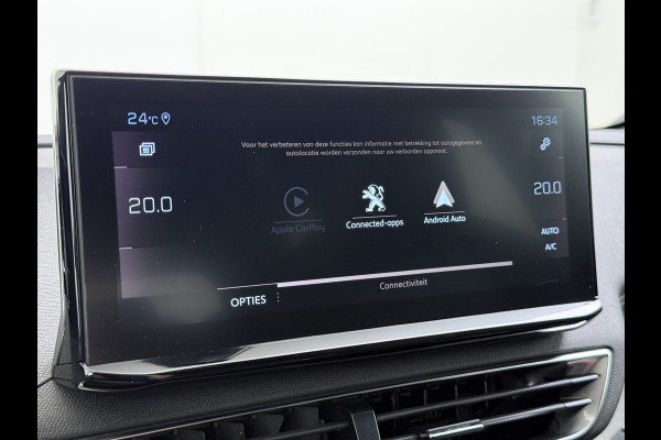 Peugeot 5008 131PK GT 7-Persoons Adap.Cruise 360°Camera 3D-Navi Ecc Apple Carplay Android Auto Keyless Black Pack Pdc Regen-Lichtsensor Privacy Glas Lmv Full-Led Isofix DAB Bluetooth Lane Assist Dodehoekdetectie 1e Eigenaar Dealeronderhouden Origineel Nederlandse Auto