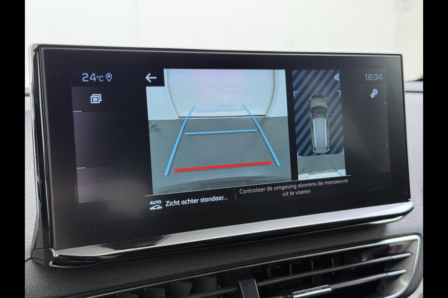 Peugeot 5008 131PK GT 7-Persoons Adap.Cruise 360°Camera 3D-Navi Ecc Apple Carplay Android Auto Keyless Black Pack Pdc Regen-Lichtsensor Privacy Glas Lmv Full-Led Isofix DAB Bluetooth Lane Assist Dodehoekdetectie 1e Eigenaar Dealeronderhouden Origineel Nederlandse Auto