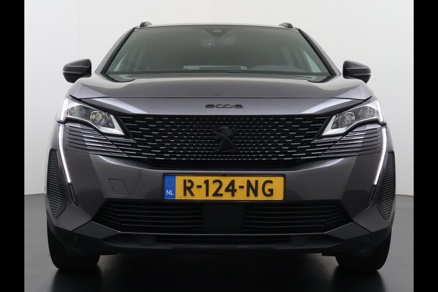 Peugeot 5008 131PK GT 7-Persoons Adap.Cruise 360°Camera 3D-Navi Ecc Apple Carplay Android Auto Keyless Black Pack Pdc Regen-Lichtsensor Privacy Glas Lmv Full-Led Isofix DAB Bluetooth Lane Assist Dodehoekdetectie 1e Eigenaar Dealeronderhouden Origineel Nederlandse Auto