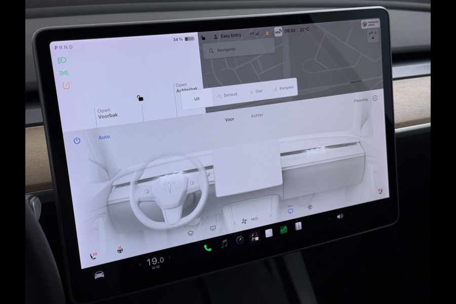 Tesla Model Y Long Range AWD 75kWh 514PK Warmtepomp Stuur+Stoel+Achterbankverwarming Panoramadak Camera's Adap.Cruise Navi Ecc Premium-Audio L Keyless Intel Atom®-Processor Privacy Glas Lmv Matrix Led Dodehoekdetectie