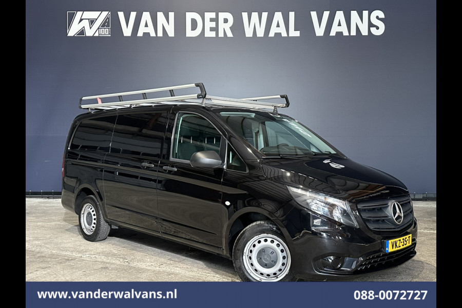 Mercedes-Benz Vito 110 CDI 102pk L2H1 Euro6 Airco | Imperiaal | Camera | Navigatie | Trekhaak | Apple Carplay | Cruisecontrol Android Auto, Parkeersensoren, Bijrijdersbank, Achterklep
