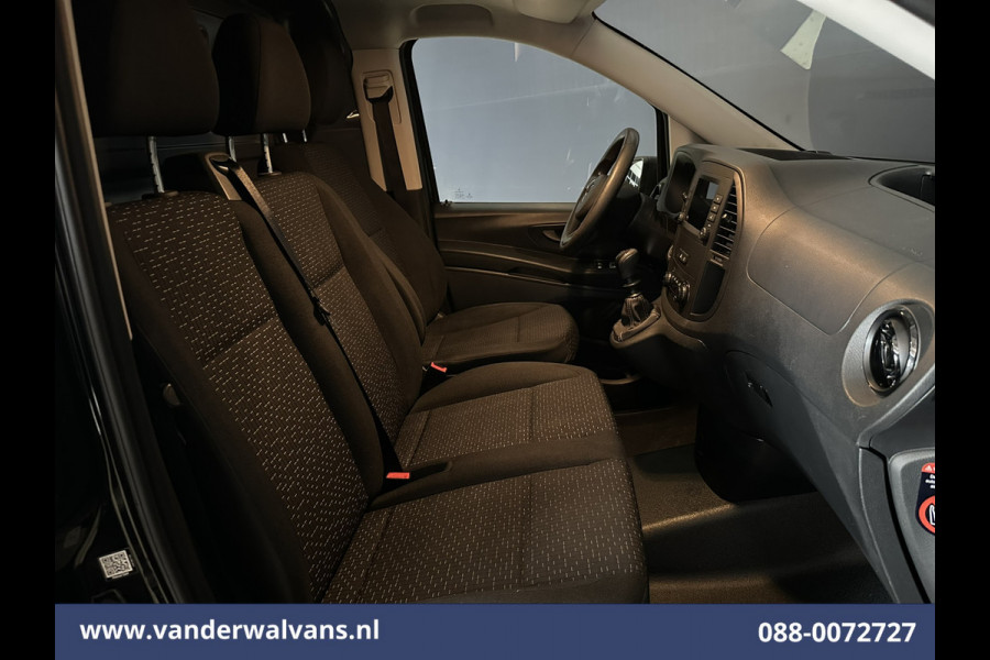 Mercedes-Benz Vito 110 CDI 102pk L2H1 Euro6 Airco | Imperiaal | Camera | Navigatie | Trekhaak | Apple Carplay | Cruisecontrol Android Auto, Parkeersensoren, Bijrijdersbank, Achterklep