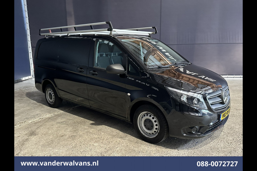 Mercedes-Benz Vito 110 CDI 102pk L2H1 Euro6 Airco | Imperiaal | Camera | Navigatie | Trekhaak | Apple Carplay | Cruisecontrol Android Auto, Parkeersensoren, Bijrijdersbank, Achterklep