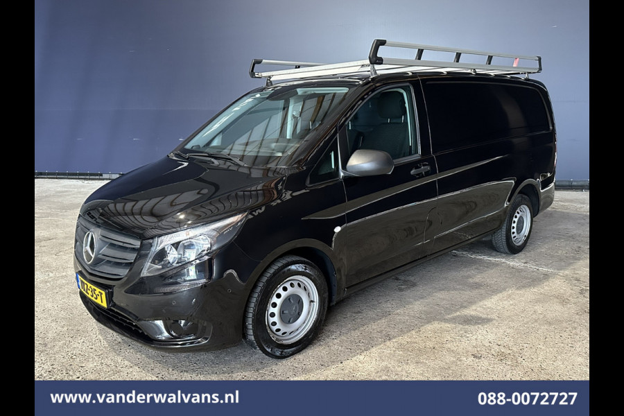 Mercedes-Benz Vito 110 CDI 102pk L2H1 Euro6 Airco | Imperiaal | Camera | Navigatie | Trekhaak | Apple Carplay | Cruisecontrol Android Auto, Parkeersensoren, Bijrijdersbank, Achterklep