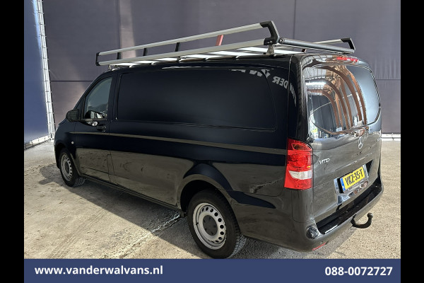 Mercedes-Benz Vito 110 CDI 102pk L2H1 Euro6 Airco | Imperiaal | Camera | Navigatie | Trekhaak | Apple Carplay | Cruisecontrol Android Auto, Parkeersensoren, Bijrijdersbank, Achterklep