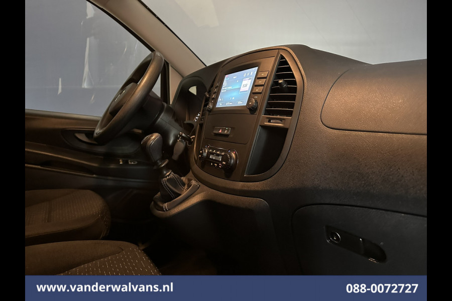 Mercedes-Benz Vito 110 CDI 102pk L2H1 Euro6 Airco | Imperiaal | Camera | Navigatie | Trekhaak | Apple Carplay | Cruisecontrol Android Auto, Parkeersensoren, Bijrijdersbank, Achterklep