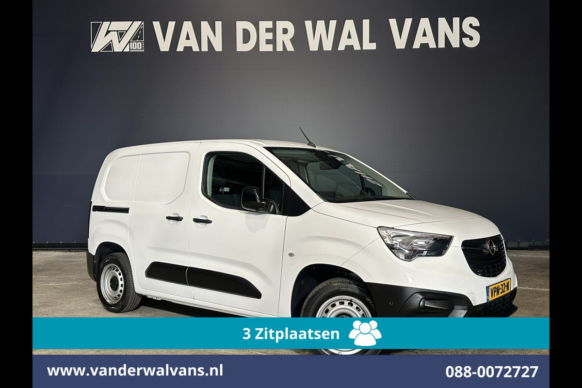 Opel Combo 1.5D 102pk L1H1 Euro6 Airco | 3-Zits | Camera | Navigatie | Apple Carplay | 1500kg Trekhaak | Cruisecontrol Android Auto, Parkeersensoren, Bijrijdersbank