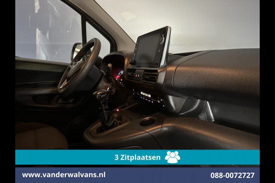 Opel Combo 1.5D 102pk L1H1 Euro6 Airco | 3-Zits | Camera | Navigatie | Apple Carplay | 1500kg Trekhaak | Cruisecontrol Android Auto, Parkeersensoren, Bijrijdersbank