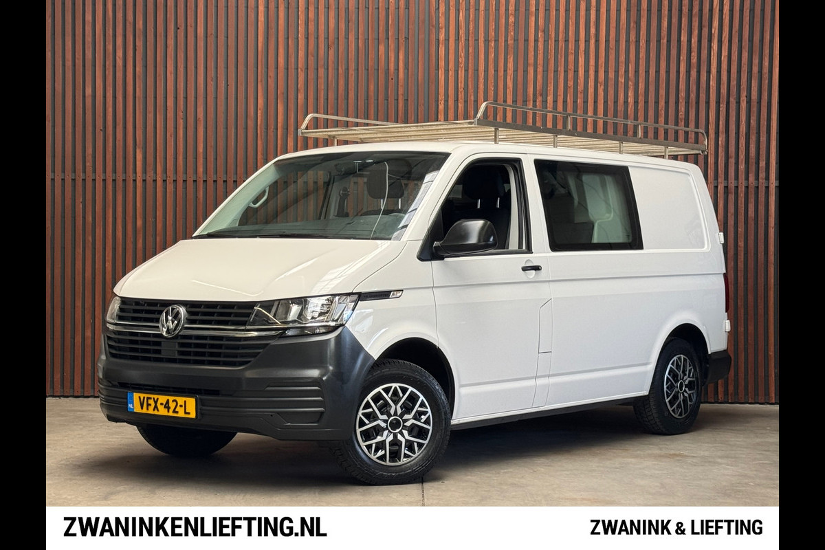 Volkswagen Transporter 2.0 TDI L1H1 Dubbele Cabine Airco-BT Radio-Imperiaal-Trekhaak-NL Auto-NAP