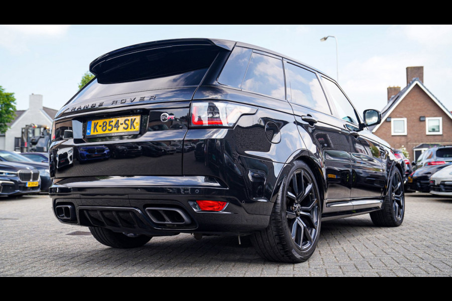 Land Rover Range Rover Sport 5.0 V8 SC SVR | Carbon Package | Kuipstoelen | 576PK | 360 cam | HuD | Stoelkoeling | Carbon Motorkap
