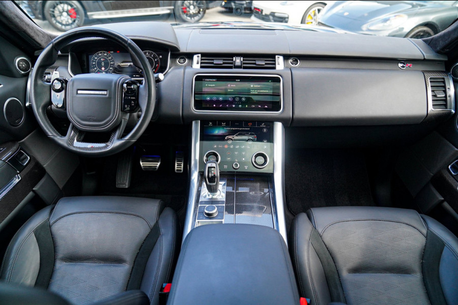 Land Rover Range Rover Sport 5.0 V8 SC SVR | Carbon Package | Kuipstoelen | 576PK | 360 cam | HuD | Stoelkoeling | Carbon Motorkap