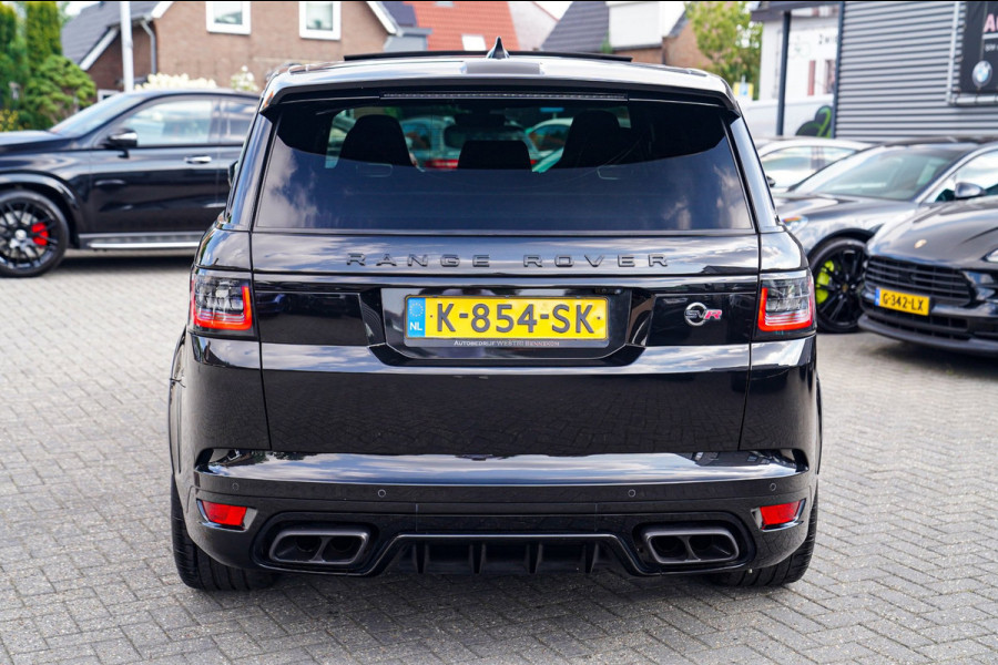 Land Rover Range Rover Sport 5.0 V8 SC SVR | Carbon Package | Kuipstoelen | 576PK | 360 cam | HuD | Stoelkoeling | Carbon Motorkap