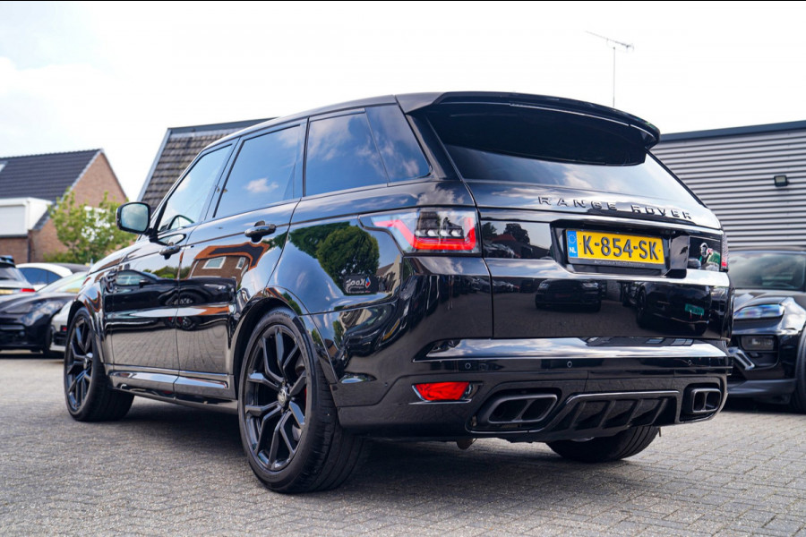 Land Rover Range Rover Sport 5.0 V8 SC SVR | Carbon Package | Kuipstoelen | 576PK | 360 cam | HuD | Stoelkoeling | Carbon Motorkap