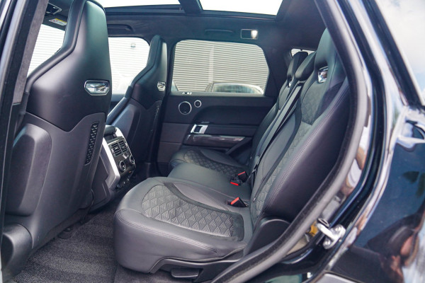Land Rover Range Rover Sport 5.0 V8 SC SVR | Carbon Package | Kuipstoelen | 576PK | 360 cam | HuD | Stoelkoeling | Carbon Motorkap