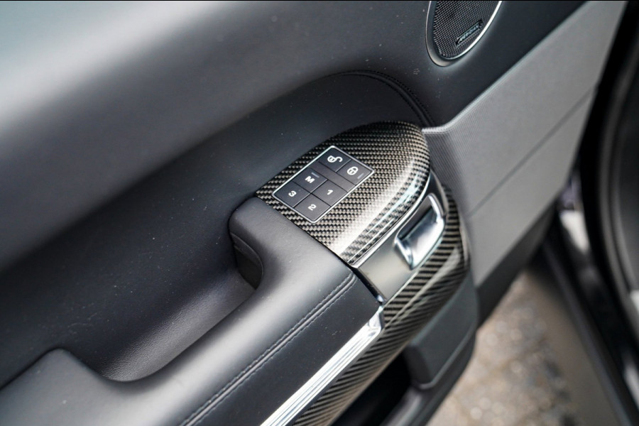 Land Rover Range Rover Sport 5.0 V8 SC SVR | Carbon Package | Kuipstoelen | 576PK | 360 cam | HuD | Stoelkoeling | Carbon Motorkap