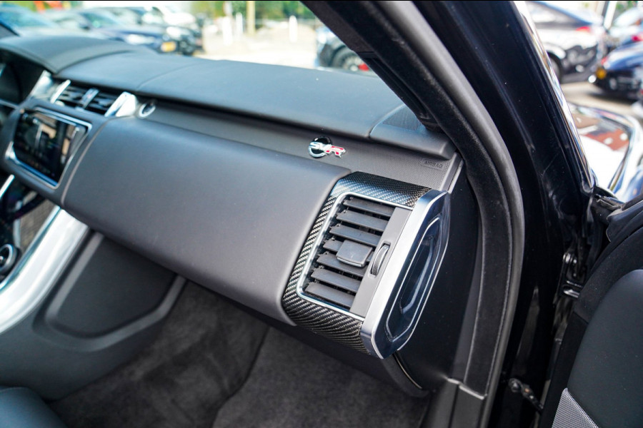 Land Rover Range Rover Sport 5.0 V8 SC SVR | Carbon Package | Kuipstoelen | 576PK | 360 cam | HuD | Stoelkoeling | Carbon Motorkap
