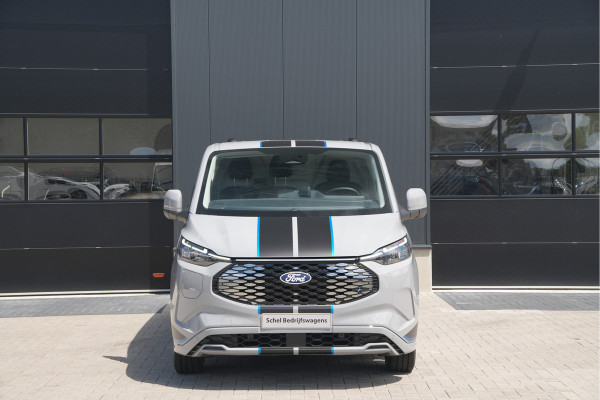Ford E-Transit Custom 340 L2H1 Sport 71 kWh 218pk - 2x Schuif - Stoel/Stuurverwarming - Cruise - Keyless - Rijklaar