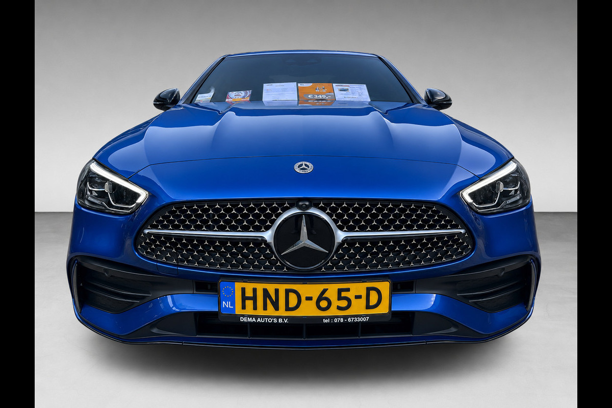 Mercedes-Benz C-Klasse 300 e AMG BLACK-LINE 313PK SOH-TEST/LUCHTVERING/PANO/V-COCKPIT/NAVI/DAB/CARPLAY/CAM///