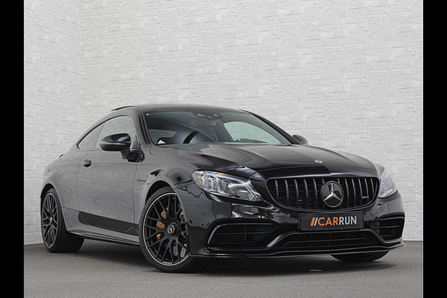Mercedes-Benz C-Klasse Coupé 63 S AMG | Keramisch | Schaalstoelen | Carbon | AMG Driver's Package | Aero-Pakket | Panorama | Burmester | 12 maanden Bovag Garantie | Multi-Beam LED | Memory | ACC | Rij-Assistentie Pakket | Keyless-Go | Sfeerverlichting | Carplay | Rijklaarprijs.