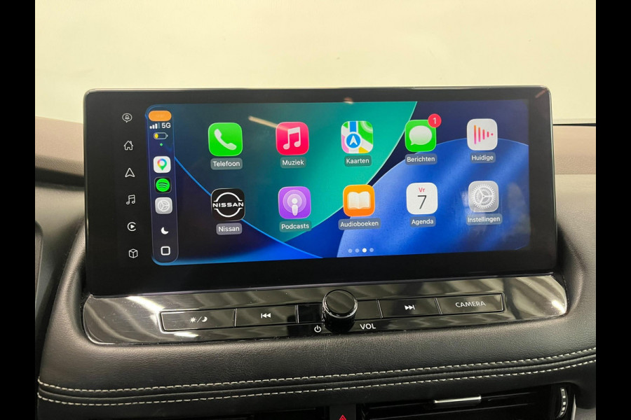Nissan X-Trail 1.3 DIG-T Tekna 7p. Climate control Adaptieve cruise control Navigatie Panoramdak Voorstoelen verwarmd Keyless Camera Parkeersensoren Led Stuur verwarming Apple Carplay/ Android Auto