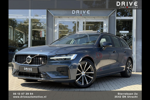 Volvo V60 2.0 T6 Plug-in hybrid 350Pk AWD Plus Dark Long Range|Pano|H/K|360Cam|Pilot|Trekhaak