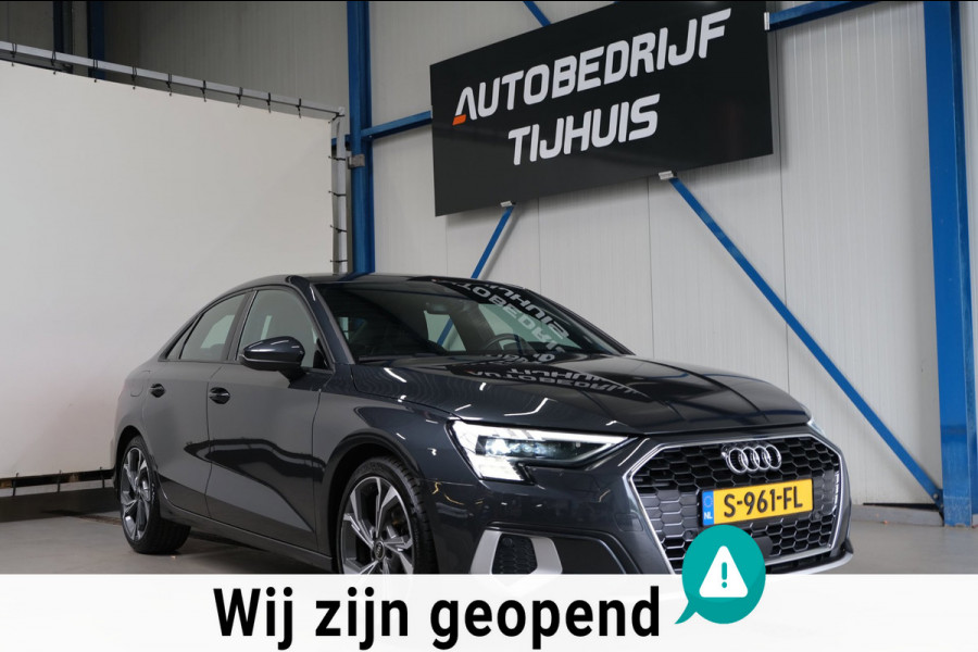 Audi A3 Limousine 35 TFSI S-Edition - Automaat - Airco, Cruise, Carplay, Lederen bekleding, Virtual Display, Stoelverwarming.