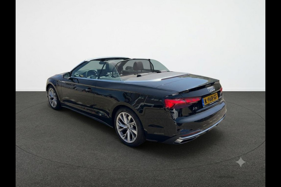 Audi A5 Cabriolet 40 TFSI Launch edition Sport 190pk | lederen bekleding, | Nekverwarming | matrix LED koplampen | Navigatiesysteem full map | Voorstoelen verwarmd