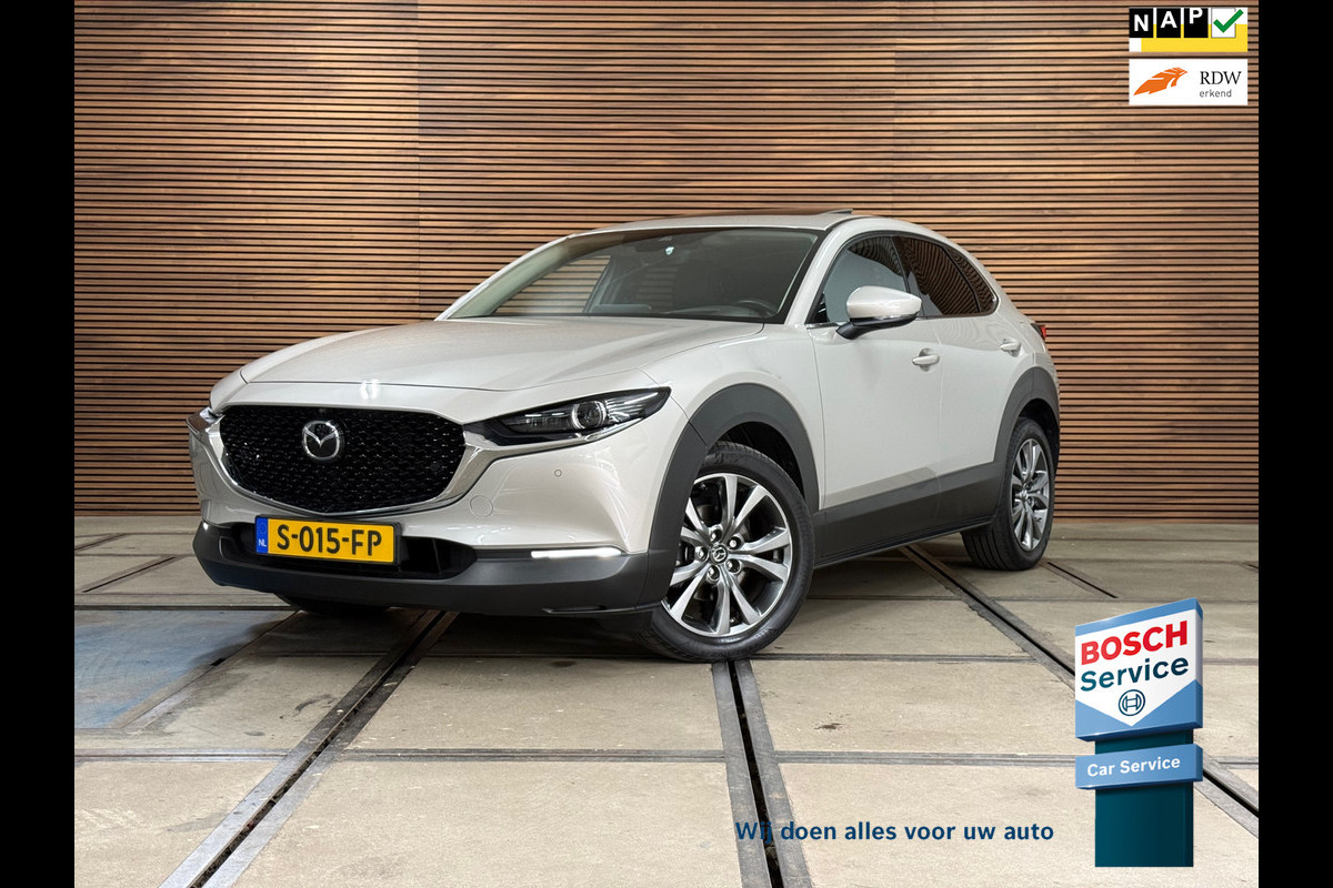 Mazda CX-30 2.0 e-SkyActiv-X M Hybrid Luxury | Pano | Leder | HUD | ACC | Dodehoekdetectie | 180 PK | 2023