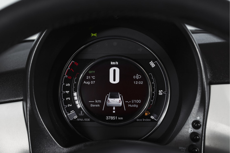 Fiat 500C 1.0 Hybrid Star Org. NL. | Bianco Stella | Cabrio | Cruise | PDC | NAV | ECC | DAB | LM 15" |