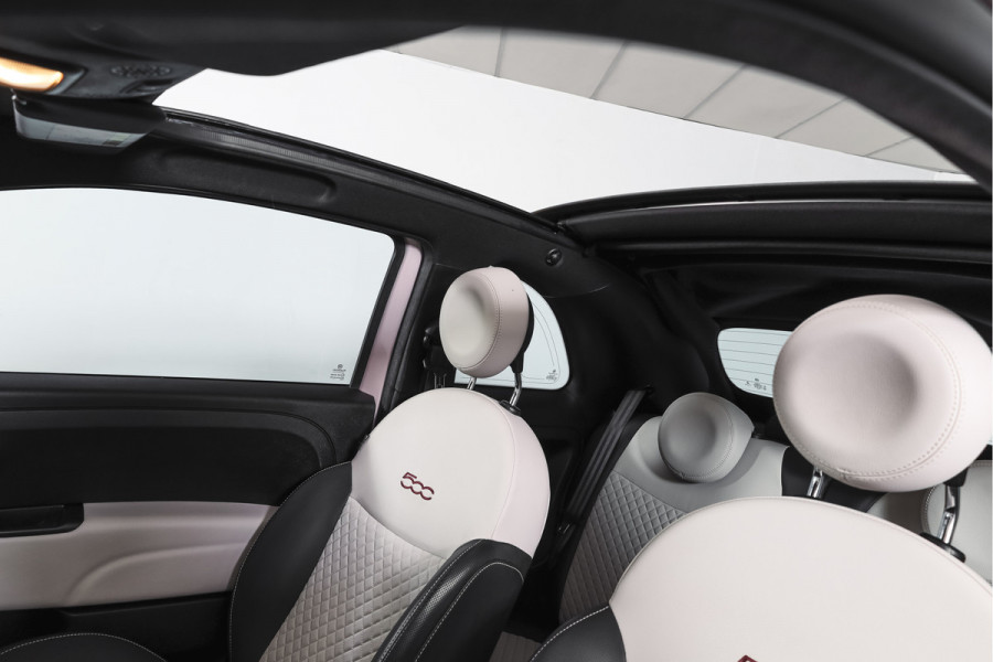 Fiat 500C 1.0 Hybrid Star Org. NL. | Bianco Stella | Cabrio | Cruise | PDC | NAV | ECC | DAB | LM 15" |