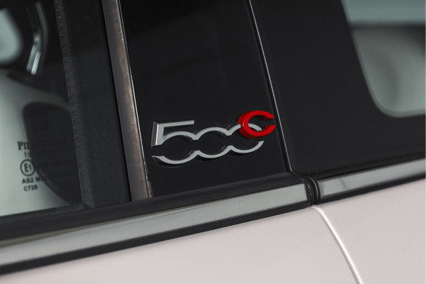 Fiat 500C 1.0 Hybrid Star Org. NL. | Bianco Stella | Cabrio | Cruise | PDC | NAV | ECC | DAB | LM 15" |