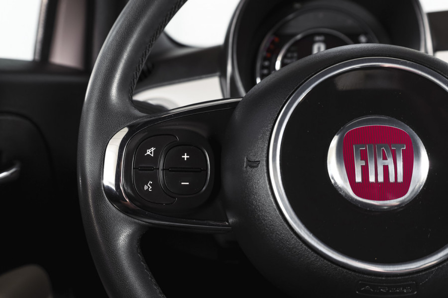 Fiat 500C 1.0 Hybrid Star Org. NL. | Bianco Stella | Cabrio | Cruise | PDC | NAV | ECC | DAB | LM 15" |