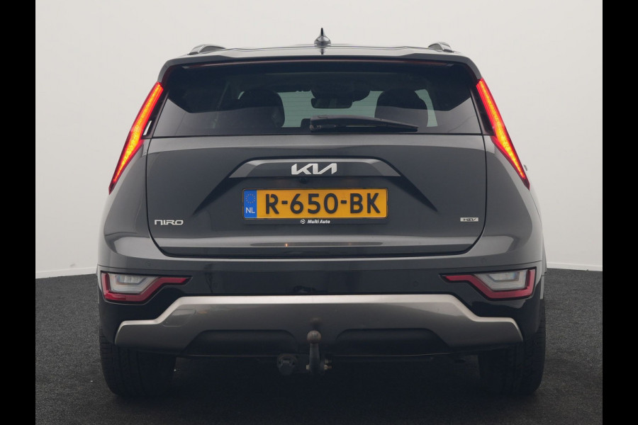Kia Niro 1.6 GDi Hybrid ExecutiveLine 149pk | Trekhaak | Panodak | Adaptive Cruise | Head Up | Camera | Lederen Sportstoelen Memory & Ventilatie | Keyless | Apple Carplay | Stoel & Stuurverwarming | Virtual | Navigatie | DAB | 18"L.M |