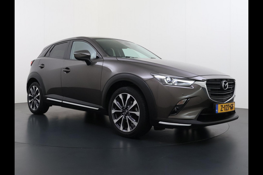 Mazda CX-3 2.0 SkyActiv-G 120 GT-M CAMERA | STOELVERWARMING | HEAD-UP DISPLAY | APPLE/ANDROID AUTO/CARPLAY | AFNEEMBARE TREKHAAK | VOLLEDIG ONDERHOUDEN | ALL-IN PRIJS | RIJKLAAR GELEVERD MET 12 MAANDEN BOVAG GARANTIE