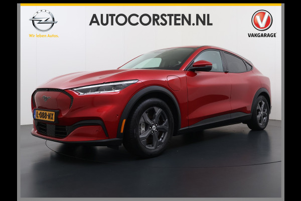Ford Mustang Mach-E Extended RWD 98kWh SOH 94% Trekhaak Adap.Cruise B&O-Audio Leder 360°Camera Stoel+Stuurverwarming Navi Ecc Apple Carplay A Lmv 18" Privacy Glas Pdc Voorruitverwarming DAB Elek.Achterklep Keyless Dodehoekwaarschuwing 1e Eigenaar 750KG Trekgewicht Origineel Nederlandse Auto