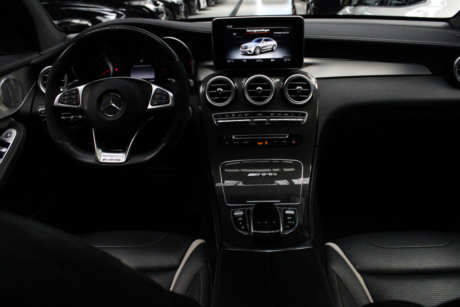 Mercedes-Benz GLC Coupé AMG 63 S 4M+ Ceramic Burmester 360° Camera Schuif-/ kanteldak Leer Navi Camera Stoelventilatie Stoelverwarming Climate Memory seats PTS LM velgen