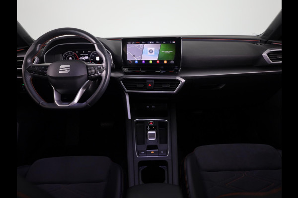 Seat Leon 1.5 eTSI FR Business Intense 150 pk Automaat | Navigatie | Parkeersensoren (Park assist) | Achteruitrijcamera | Elektr. bestuurdersstoel met geheugen | Keyless | Stoel/stuur verwarming |