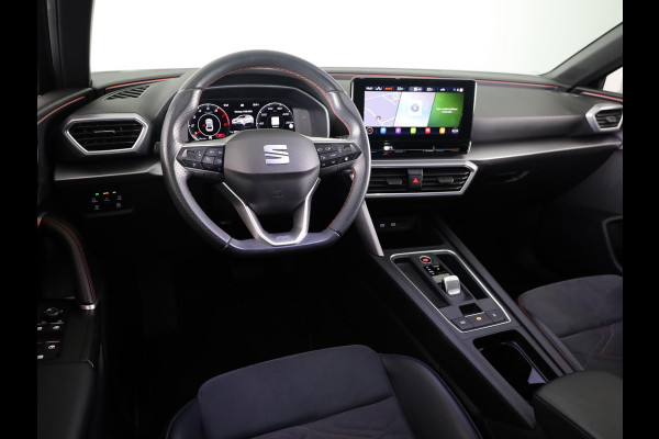 Seat Leon 1.5 eTSI FR Business Intense 150 pk Automaat | Navigatie | Parkeersensoren (Park assist) | Achteruitrijcamera | Elektr. bestuurdersstoel met geheugen | Keyless | Stoel/stuur verwarming |
