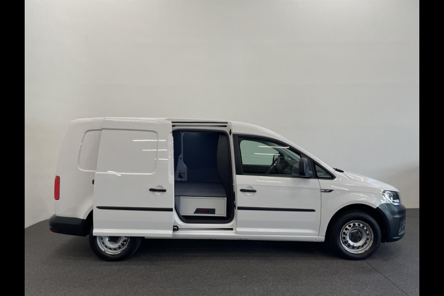 Volkswagen Caddy 1.4 TGI L2H1 EcoFuel Maxi Comfortline Airco Cruise PDC Verwarmbare voorruit Comfortstoelen Alarm Bluetooth Schuifdeur