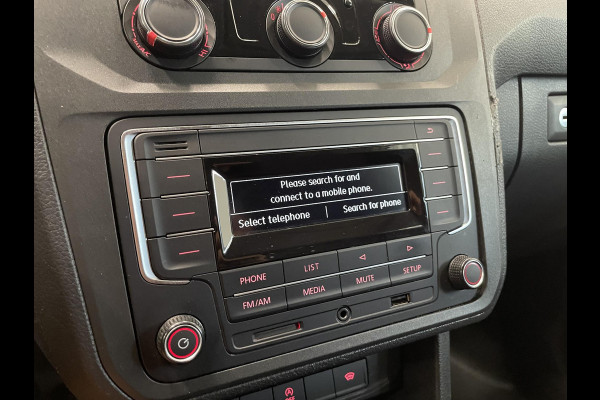 Volkswagen Caddy 1.4 TGI L2H1 EcoFuel Maxi Comfortline Airco Cruise PDC Verwarmbare voorruit Comfortstoelen Alarm Bluetooth Schuifdeur