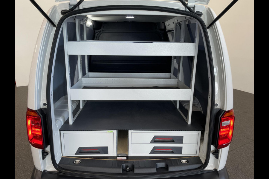 Volkswagen Caddy 1.4 TGI L2H1 EcoFuel Maxi Comfortline Airco Cruise PDC Verwarmbare voorruit Comfortstoelen Alarm Bluetooth Schuifdeur