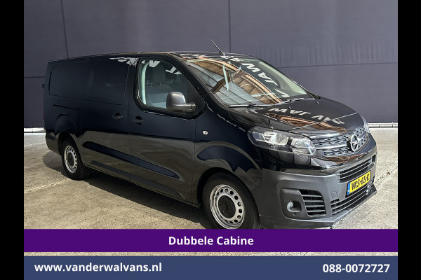 Opel Vivaro 2.0 CDTI 123pk Automaat L3H1 Dubbele Cabine Euro6 Airco | 5-Zits | Camera | Navigatie | Apple Carplay Cruisecontrol, Parkeersensoren