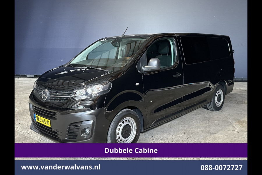 Opel Vivaro 2.0 CDTI 123pk Automaat L3H1 Dubbele Cabine Euro6 Airco | 5-Zits | Camera | Navigatie | Apple Carplay Cruisecontrol, Parkeersensoren