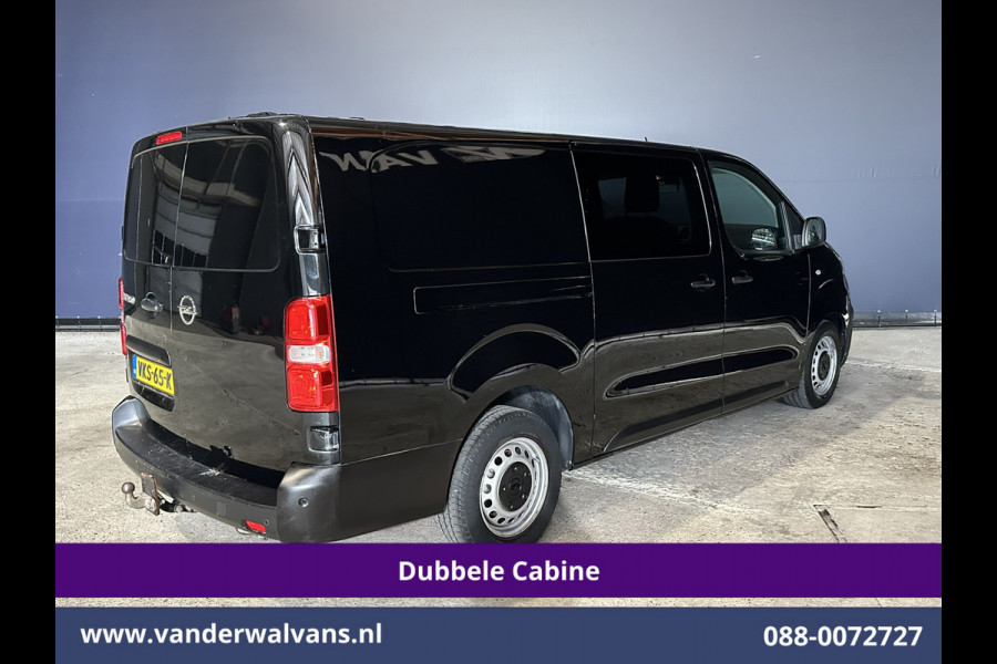 Opel Vivaro 2.0 CDTI 123pk Automaat L3H1 Dubbele Cabine Euro6 Airco | 5-Zits | Camera | Navigatie | Apple Carplay Cruisecontrol, Parkeersensoren