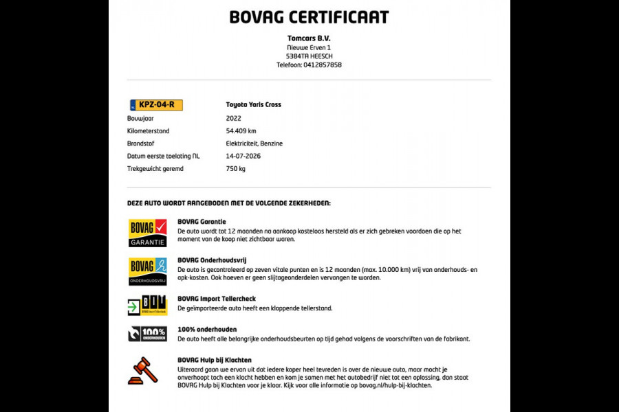 Toyota Yaris Cross 1.5 Hybrid Executive Navigatie/Camera/Elektr.-klep/Stoelverwarming