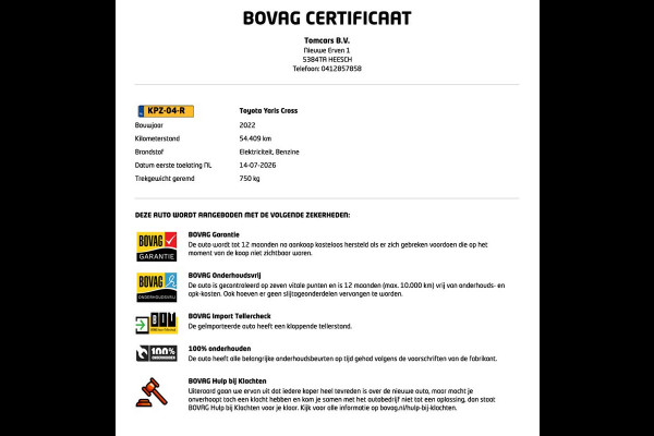 Toyota Yaris Cross 1.5 Hybrid Executive Navigatie/Camera/Elektr.-klep/Stoelverwarming