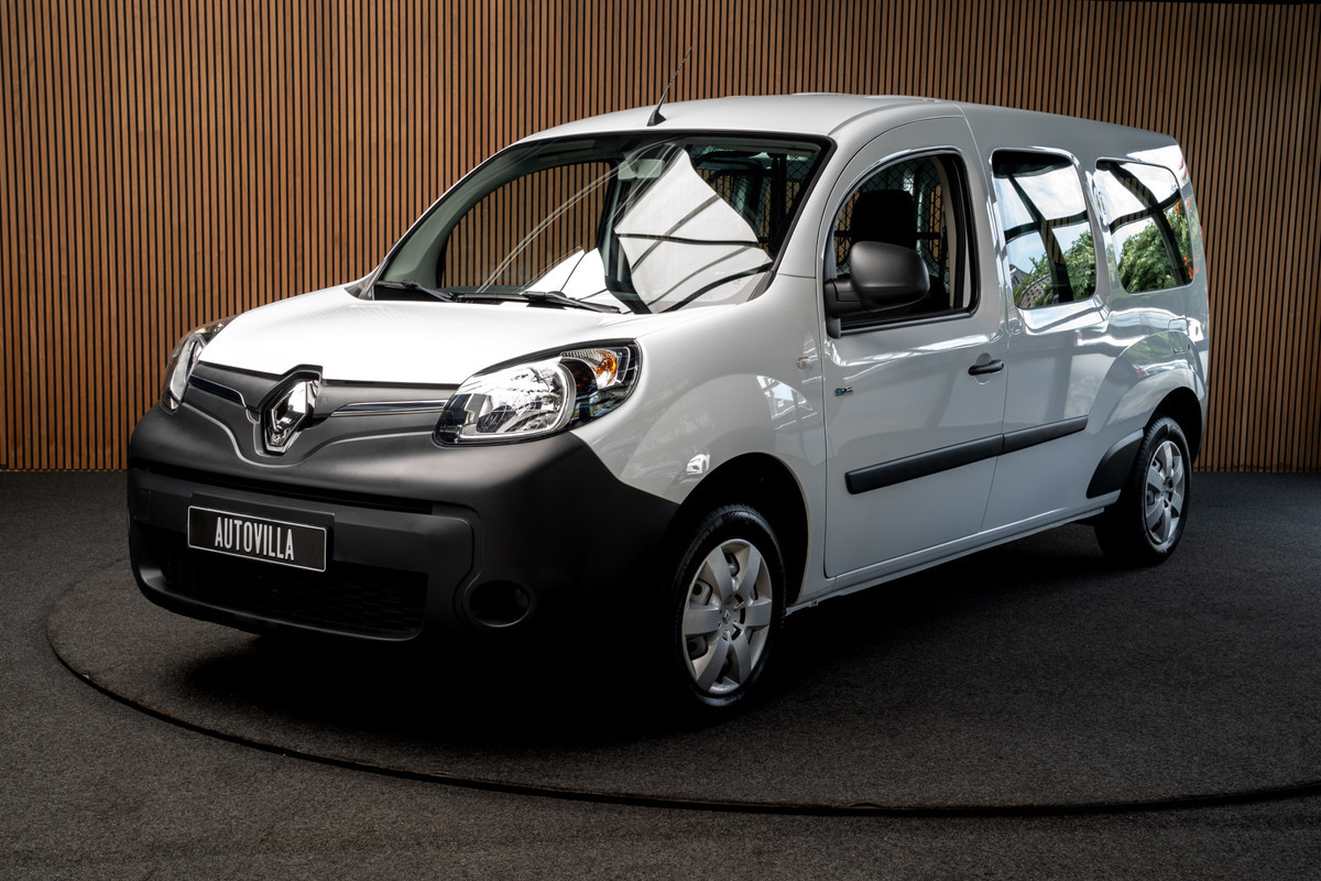 Renault Kangoo Z.E. 33 Maxi (ex. accu) 91,1% Aut. 1e eigenaar Airco 1x Schuifdeur BTW auto