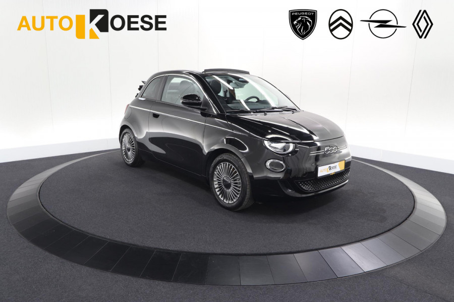 Fiat 500C Icon 42 kWh | 95,7% SOH | Convenience Pack | Camera | Dodehoekdetectie | Stoelverwarming