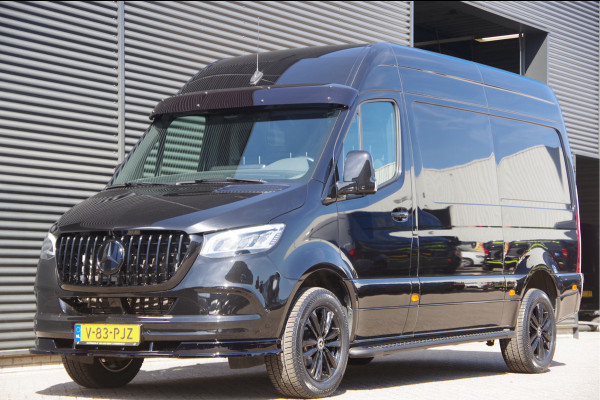 Mercedes-Benz Sprinter 319 3.0 CDI V6 L2H2 3-ZITS, AUT. LED, 3.5T TREKHAAK, MBUX 10'', STANDKACHEL, ZONNEKLEP, VOORSPOILER, KUNSTSTOFDELEN IN KLEUR, CA